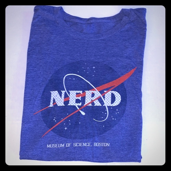 Museum of Science Boston Tops - NASA / NERD museum of science Boston tee